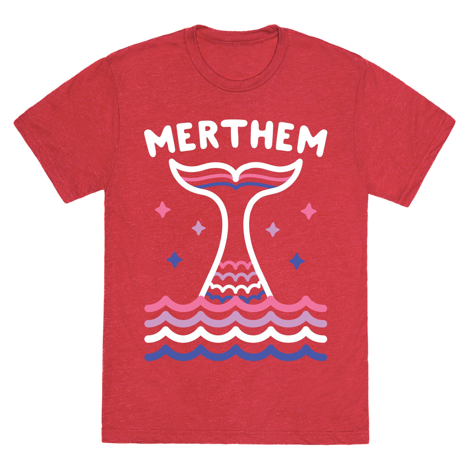 Merthem (Gender Fluid Mermaid) Unisex Triblend Tee